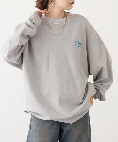 in the attic(インジアティック)の「NEW JACK ピグメントトレーナー(スウェット・メンズ・ベージュ/ブラック・L/M)」の18枚目の写真
