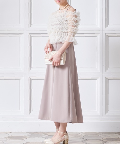 Cupid Heart（キューピッドハート）の「【Cupid Heart】結婚式用！ラメプリーツサテンクラッチバッグ（クラッチバッグ・レディース・ブラック/シルバー/ベージュ・MEDIUM）」の6枚目の写真