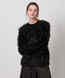 ASTRAET | ＜ASTRAET＞シャギー クルーネックニット(ニット/セーター)