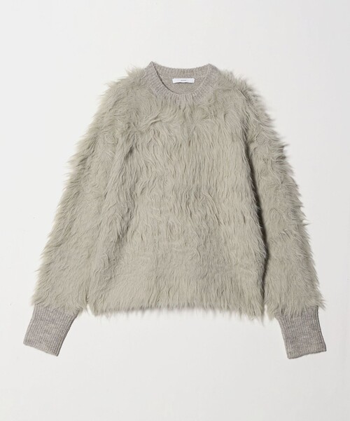 ASTRAET（アストラット）の「＜ASTRAET＞シャギー クルーネックニット（ニット/セーター・レディース・グレー系/ブラック/ピンク・FREE）」の17枚目の写真