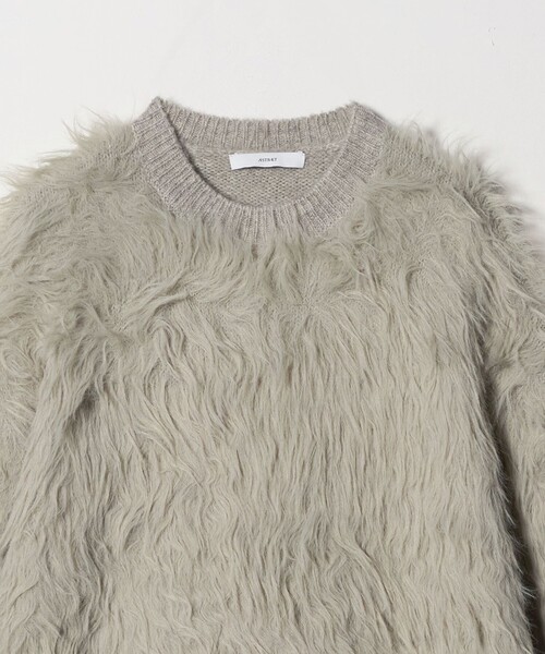 ASTRAET（アストラット）の「＜ASTRAET＞シャギー クルーネックニット（ニット/セーター・レディース・グレー系/ブラック/ピンク・FREE）」の19枚目の写真