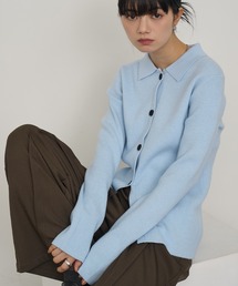 NOGLE | 【NOGLE/ノグル】ワイドカラーリブボタンカーディガン(カーディガン/ボレロ)