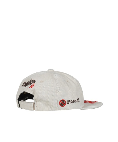 PROJECT GR(プロジェクトジーアール)の「WIDE THROWBACK CAP(キャップ・メンズ・ネイビー/ホワイト・OS)」の7枚目の写真