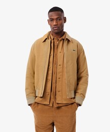 LACOSTE ベージュ ジャケット サイズ36 中古・古着通販】LACOSTE (ラコステ) ノーカラージャケット