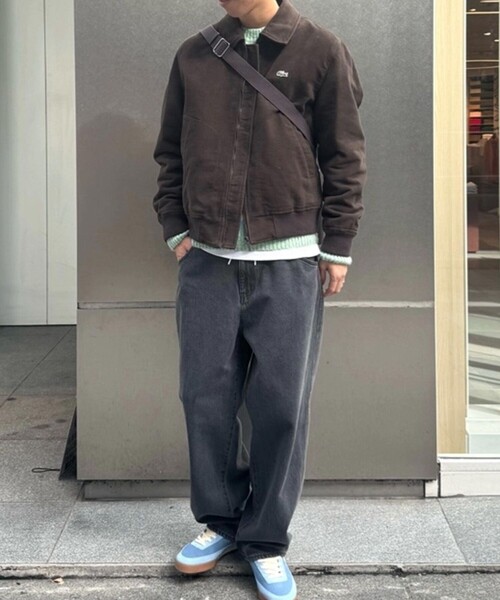 LACOSTE(ラコステ)の「パデッドモールスキンジャケット / 中綿ブルゾン(ブルゾン・メンズ・ダークブラウン/ベージュ・46/48/50/52)」の14枚目の写真