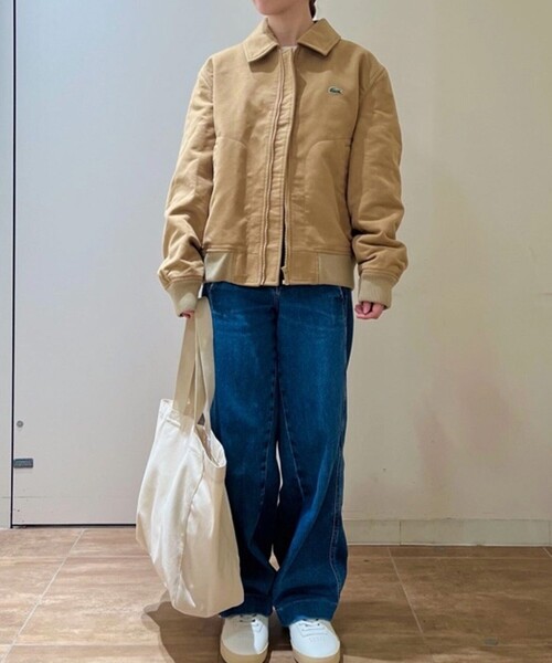 LACOSTE(ラコステ)の「パデッドモールスキンジャケット / 中綿ブルゾン(ブルゾン・メンズ・ダークブラウン/ベージュ・46/48/50/52)」の19枚目の写真