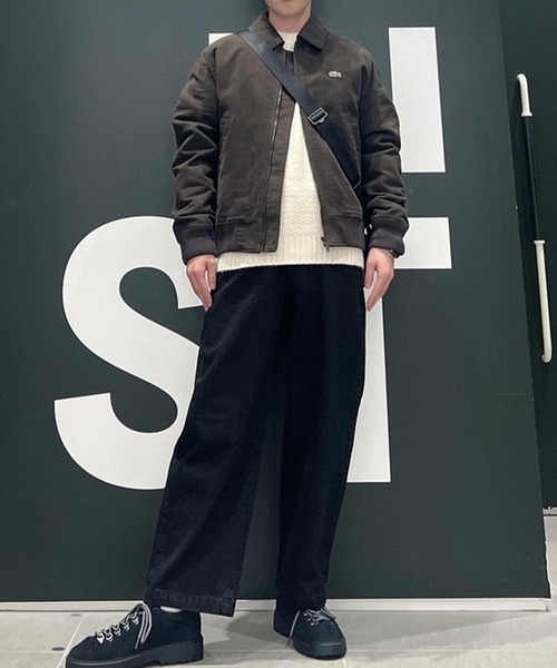 LACOSTE(ラコステ)の「パデッドモールスキンジャケット / 中綿ブルゾン(ブルゾン・メンズ・ダークブラウン/ベージュ・46/48/50/52)」の11枚目の写真