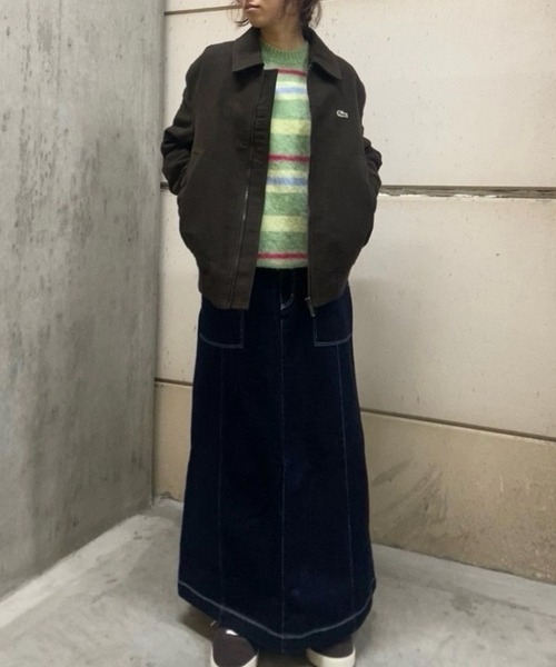 LACOSTE(ラコステ)の「パデッドモールスキンジャケット / 中綿ブルゾン(ブルゾン・メンズ・ダークブラウン/ベージュ・46/48/50/52)」の4枚目の写真