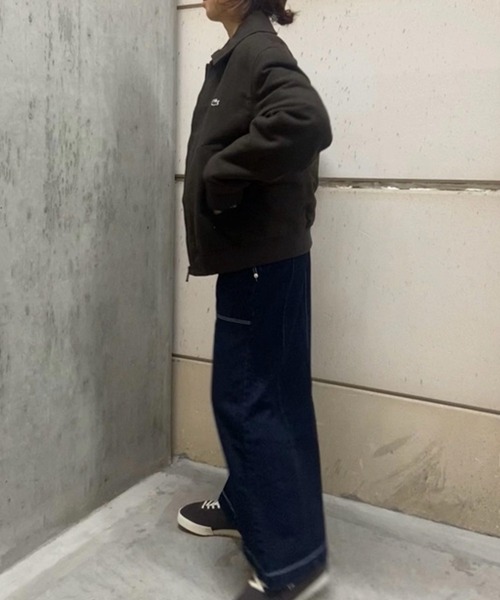 LACOSTE(ラコステ)の「パデッドモールスキンジャケット / 中綿ブルゾン(ブルゾン・メンズ・ダークブラウン/ベージュ・46/48/50/52)」の5枚目の写真