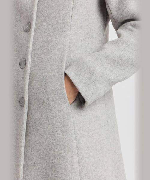 ウール ショールカラー ロング コート（チェスターコート）｜agnes b