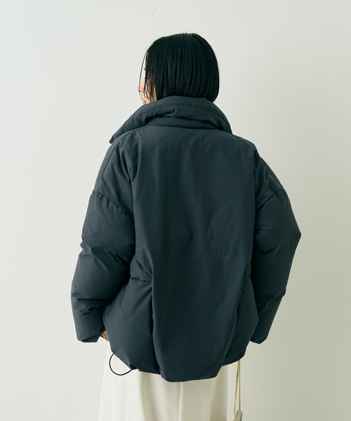 Rouge vif（ルージュヴィフ）の「【2サイズ展開】アップサイクルダウンコート（ダウンジャケット/コート・レディース・チャコールグレー/アイボリー・36/38）」の13枚目の写真