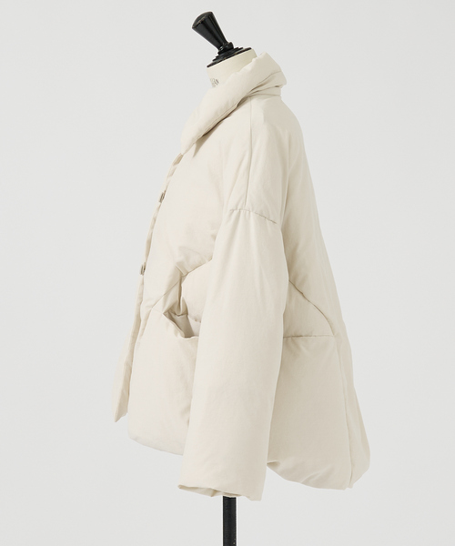 Rouge vif（ルージュヴィフ）の「【2サイズ展開】アップサイクルダウンコート（ダウンジャケット/コート・レディース・チャコールグレー/アイボリー・36/38）」の22枚目の写真