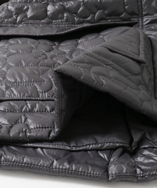 GANNI（ガニー）の「GANNI　Shiny Quilt Midi Jacket（ダウンジャケット/コート・レディース・チャコールグレー・S/M）」の5枚目の写真