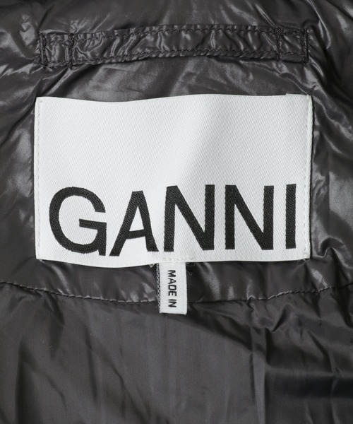 GANNI（ガニー）の「GANNI　Shiny Quilt Midi Jacket（ダウンジャケット/コート・レディース・チャコールグレー・S/M）」の6枚目の写真