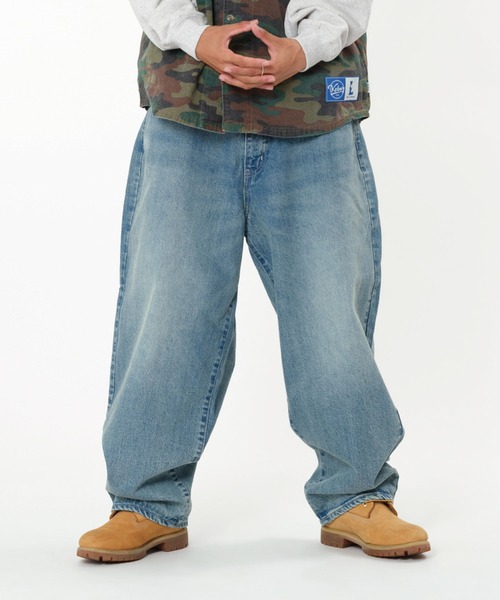 DAMAGED BAGGY DENIM PANTS（デニムパンツ）｜KEBOZ（ケボズ）の