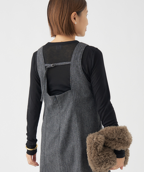 IENA(イエナ)の「《追加2》リヨセルカシミヤロングTシャツ(Tシャツ/カットソー・レディース・ホワイト/ライトグレー/ブラック/ピンク・FREE)」の11枚目の写真