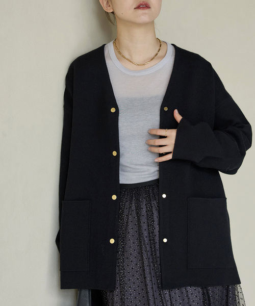 IENA(イエナ)の「《追加2》リヨセルカシミヤロングTシャツ(Tシャツ/カットソー・レディース・ホワイト/ライトグレー/ブラック/ピンク・FREE)」の16枚目の写真