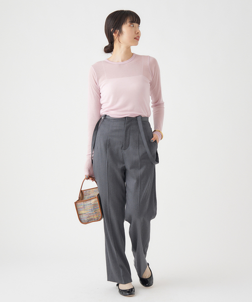 追加2》リヨセルカシミヤロングTシャツ（Tシャツ/カットソー）｜IENA