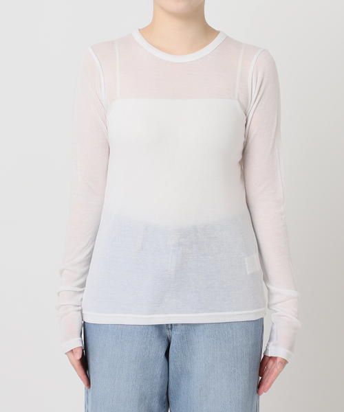 追加2》リヨセルカシミヤロングTシャツ（Tシャツ/カットソー）｜IENA