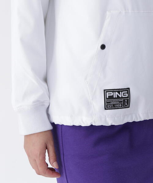 PING(ピン)の「【PING APPAREL】ツインレイヤードアウター <GOLD> (LADIES)(ブルゾン・レディース・ブラック/グレー/イエロー/ホワイト・S/M/LL/L)」の6枚目の写真