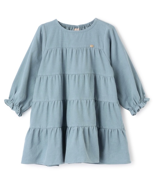 petit main(プティマイン)の「コーデュロイティアードワンピース(ワンピース・キッズ・ライトグリーン/レッド/ラベンダー/ライトベージュ・80cm/90cm/120cm/110cm/100cm/130cm)」の9枚目の写真