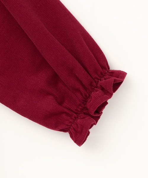 petit main(プティマイン)の「コーデュロイティアードワンピース(ワンピース・キッズ・ライトグリーン/レッド/ラベンダー/ライトベージュ・80cm/90cm/120cm/110cm/100cm/130cm)」の13枚目の写真