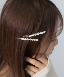 Peony | 【Peony/ピオニー】/ウェーブパール2setヘアピン(ヘアピン)