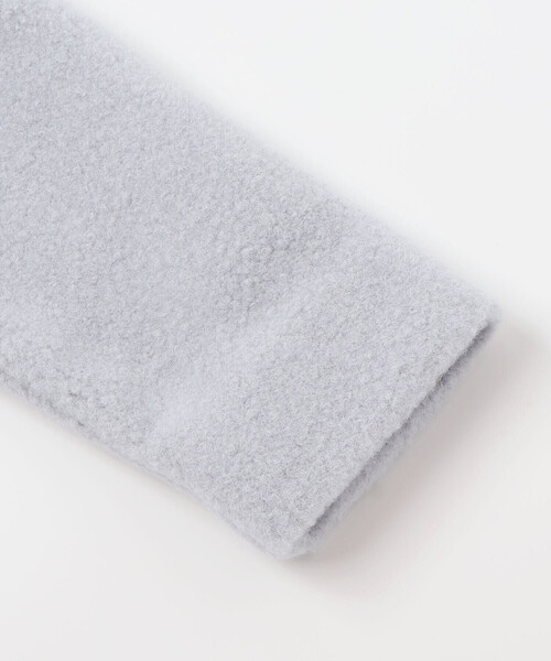 BeBe（ベベ）の「丸襟ボアショートコート（ステンカラーコート・キッズ・オフホワイト/ブルー・150cm/140cm/100cm/120cm/110cm/130cm）」の15枚目の写真