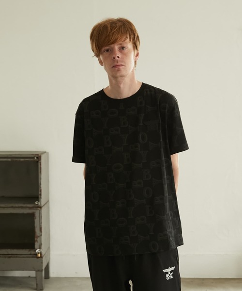 BOY LONDON(ボーイロンドン)の「【BOY LONDON】BOY SHADOW PRINT TEE BLACK(Tシャツ/カットソー・メンズ・ブラック・X-LARGE/MEDIUM/SMALL)」の1枚目の写真