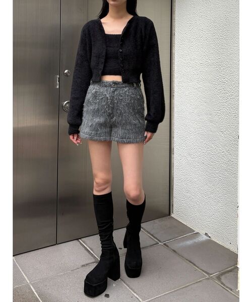 EMODA（エモダ）の「シャギーツインセット（その他トップス・レディース・ブラック/アイボリー/グレー/ブラウン・FREE）」の14枚目の写真