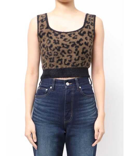 EMODA（エモダ）の「シャギーツインセット（その他トップス・レディース・ブラック/アイボリー/グレー/ブラウン・FREE）」の5枚目の写真