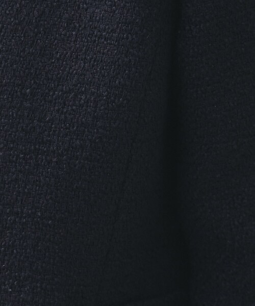 index（インデックス）の「≪通勤・セレモニー/セットアップ対応≫ノーカラーツイードジャケット【洗濯機OK】（ノーカラージャケット・レディース・ブラック系4/ホワイト系7/ネイビー・42/40/38/36）」の14枚目の写真