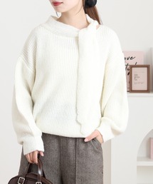 レディース 【週末セール】ellie オーバーサイズニット セーター 白
