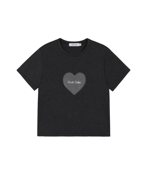 ROCKCAKE(ロックケーキ)の「Heart Graphic Logo Top - Charcoal(Tシャツ/カットソー・レディース・その他・SMALL)」の7枚目の写真