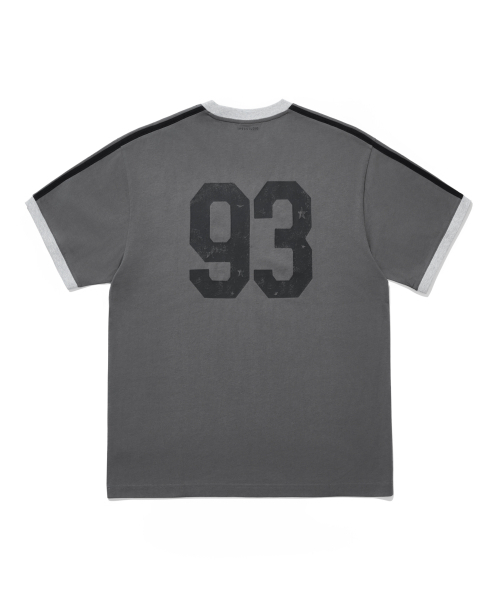 1993STUDIO（1993スタジオ）の「93トラックリングティーシャツ_チャコール（Tシャツ/カットソー・メンズ・その他・MEDIUM/LARGE）」の2枚目の写真