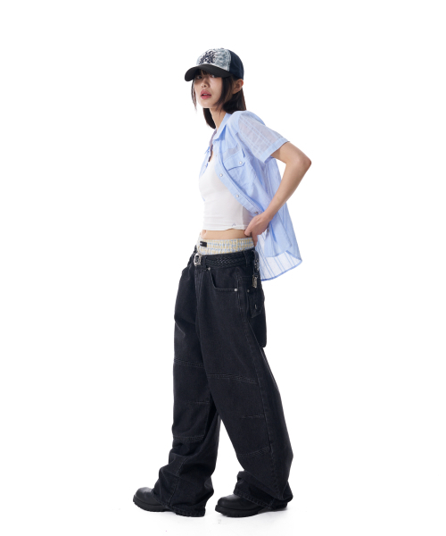 AAKAM(アーカム)の「Patterned Western Half Shirts (Blue)(シャツ/ブラウス・レディース・その他・1/2)」の10枚目の写真