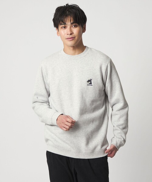 A DAY IN THE LIFE UNITED ARROWS(アデイインザライフユナイテッドアローズ)の「ドッグ エンブロイダリー リラックススウェット<A DAY IN THE LIFE>(スウェット・メンズ・ベージュ/ライトグレー/ブラック・L/M)」の3枚目の写真