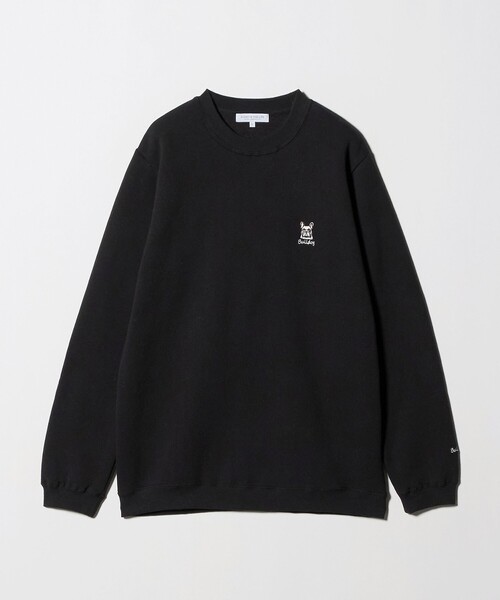 A DAY IN THE LIFE UNITED ARROWS(アデイインザライフユナイテッドアローズ)の「ドッグ エンブロイダリー リラックススウェット<A DAY IN THE LIFE>(スウェット・メンズ・ベージュ/ライトグレー/ブラック・L/M)」の2枚目の写真