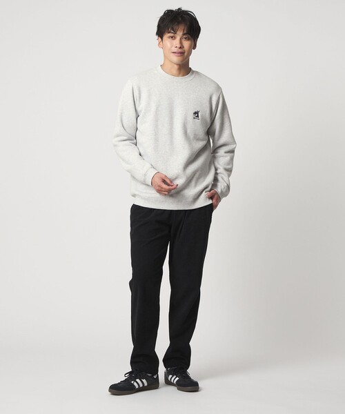 A DAY IN THE LIFE UNITED ARROWS(アデイインザライフユナイテッドアローズ)の「ドッグ エンブロイダリー リラックススウェット<A DAY IN THE LIFE>(スウェット・メンズ・ベージュ/ライトグレー/ブラック・L/M)」の5枚目の写真