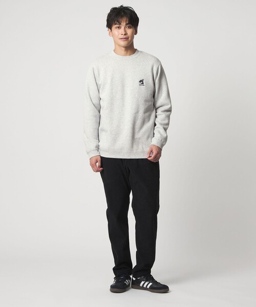 A DAY IN THE LIFE UNITED ARROWS(アデイインザライフユナイテッドアローズ)の「ドッグ エンブロイダリー リラックススウェット<A DAY IN THE LIFE>(スウェット・メンズ・ベージュ/ライトグレー/ブラック・L/M)」の6枚目の写真