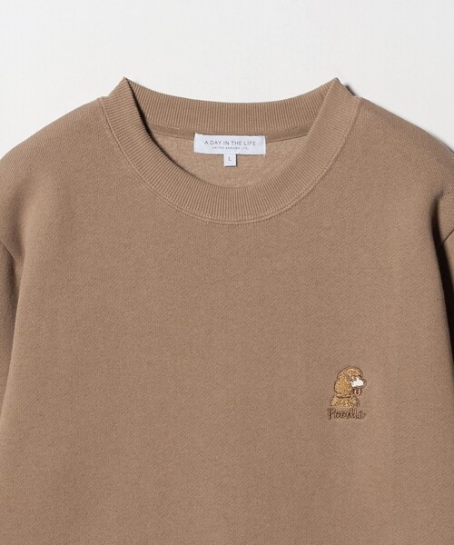 A DAY IN THE LIFE UNITED ARROWS(アデイインザライフユナイテッドアローズ)の「ドッグ エンブロイダリー リラックススウェット<A DAY IN THE LIFE>(スウェット・メンズ・ベージュ/ライトグレー/ブラック・L/M)」の11枚目の写真