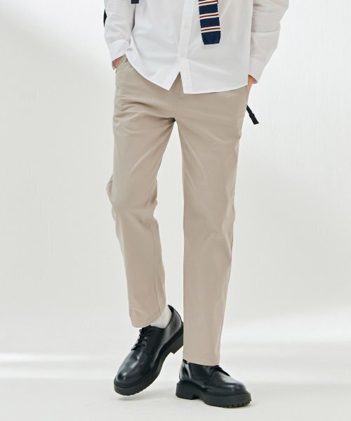 CHASECULT(チェイスカルト)の「男性ストレートチノパンツ-DAZK2201B0X(その他パンツ・メンズ・Beige・70/76/92/82/86)」の2枚目の写真