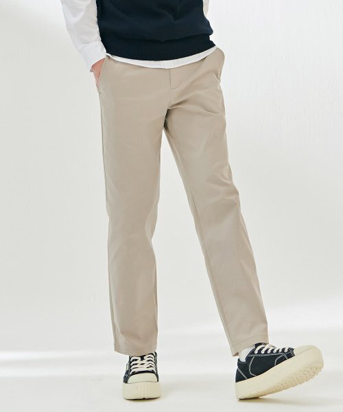 CHASECULT(チェイスカルト)の「男性ストレートチノパンツ-DAZK2201B0X(その他パンツ・メンズ・Beige・70/76/92/82/86)」の3枚目の写真