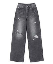 cut sl pants (black)
