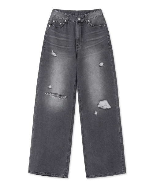 Midnight Move(ミッドナイトムーブ)の「cut sl pants (black)(デニムパンツ・レディース・その他・MEDIUM/SMALL)」の1枚目の写真
