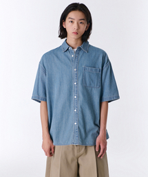 MUSINSA STANDARD（ムシンサスタンダード）の「Oversized short sleeve denim shirt [light indigo]（シャツ/ブラウス）」