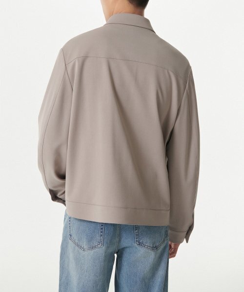 MUSINSA STANDARD（ムシンサスタンダード）の「リラックスドミニマルジャケット[ライトベージュ]（ブルゾン・メンズ・その他・XX-LARGE/LARGE/MEDIUM/X-LARGE）」の3枚目の写真