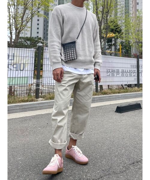 MUSINSA STANDARD（ムシンサスタンダード）の「ワンタックレギュラーフィットチノパンツ【ライトベージュ】（その他パンツ・メンズ・その他・40/38/33/26/27/28/29/42/36/34/32/30/31）」の9枚目の写真