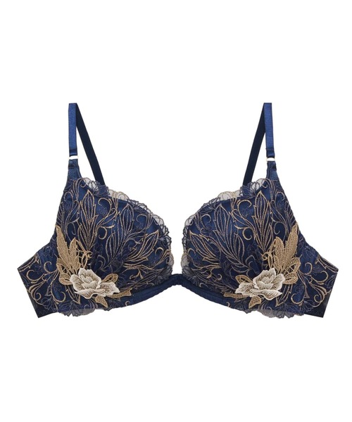 Ravijour フェザーセレステ トリックリフト ブラジャー　上下　E75 フェザーセレステ トリックリフト ブラ(F～Gカップ)（ブラジャー