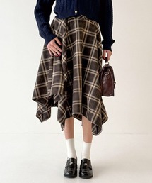 F i.n.t | ランダムヘムチェックスカート(スカート)